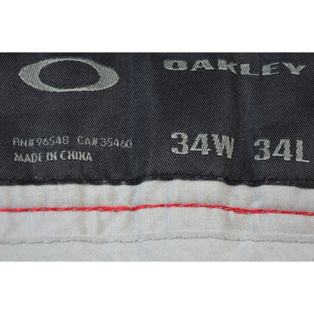 Oakley Mens Performance Golf Pants Gray 34W 34L Stretch Straight Leg Activewear - Picture 8 of 12
